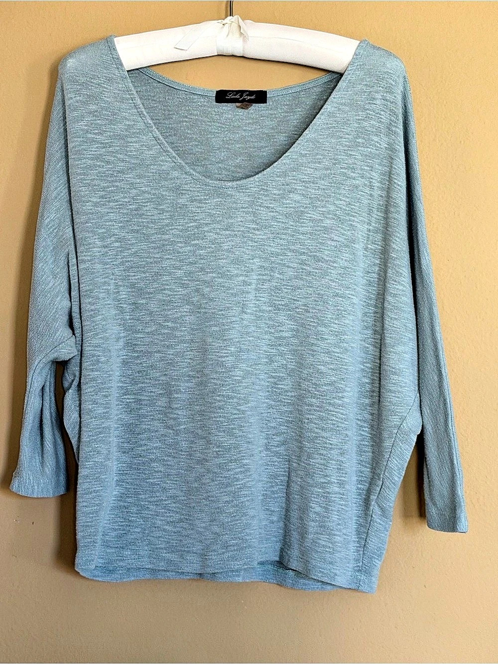 Laila Jayde Blue Long Sleeve Tunic Size SP Like New